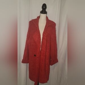 Ann Taylor Red Cardigan